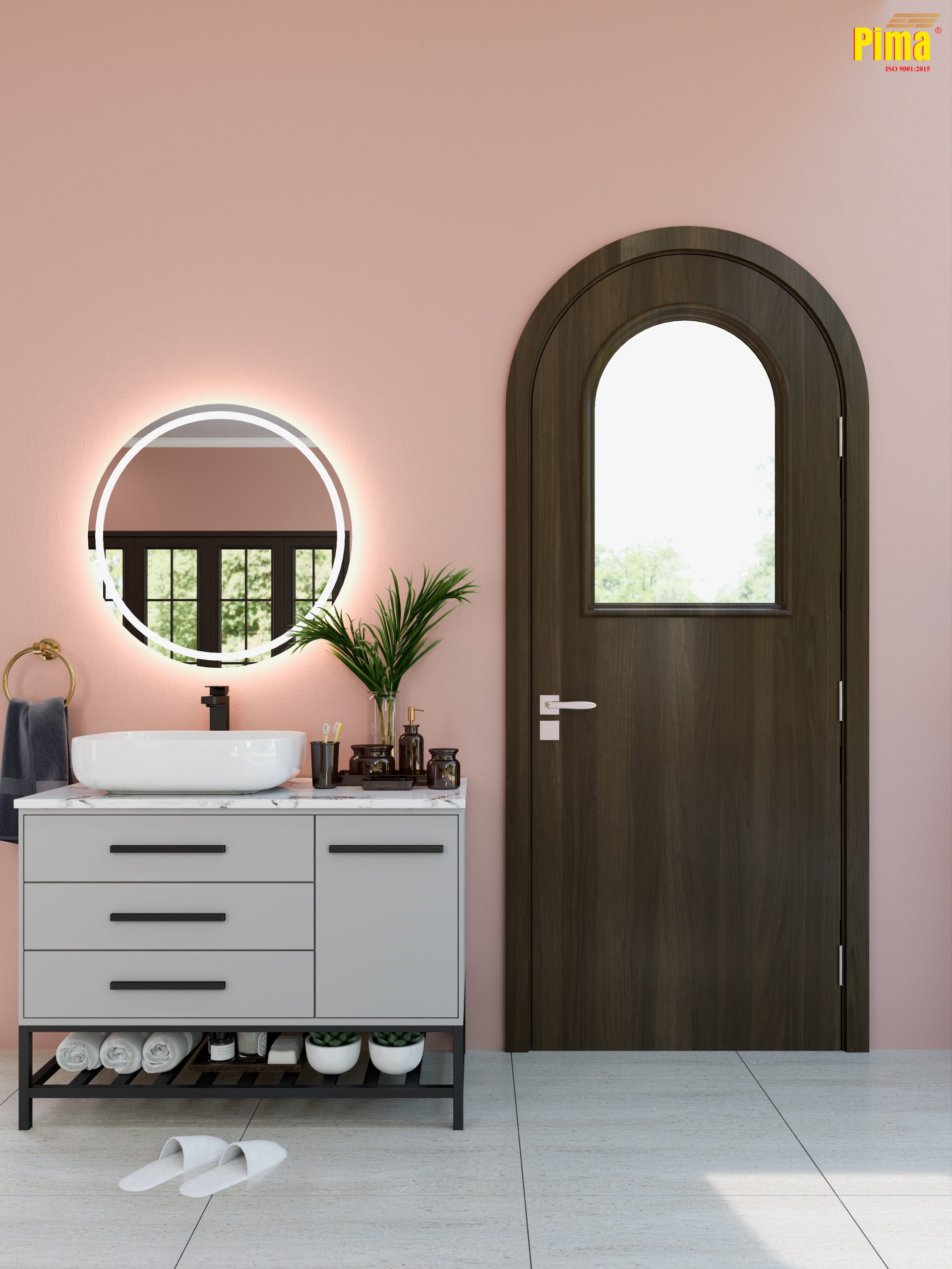 Cửa vòm composite- W36
