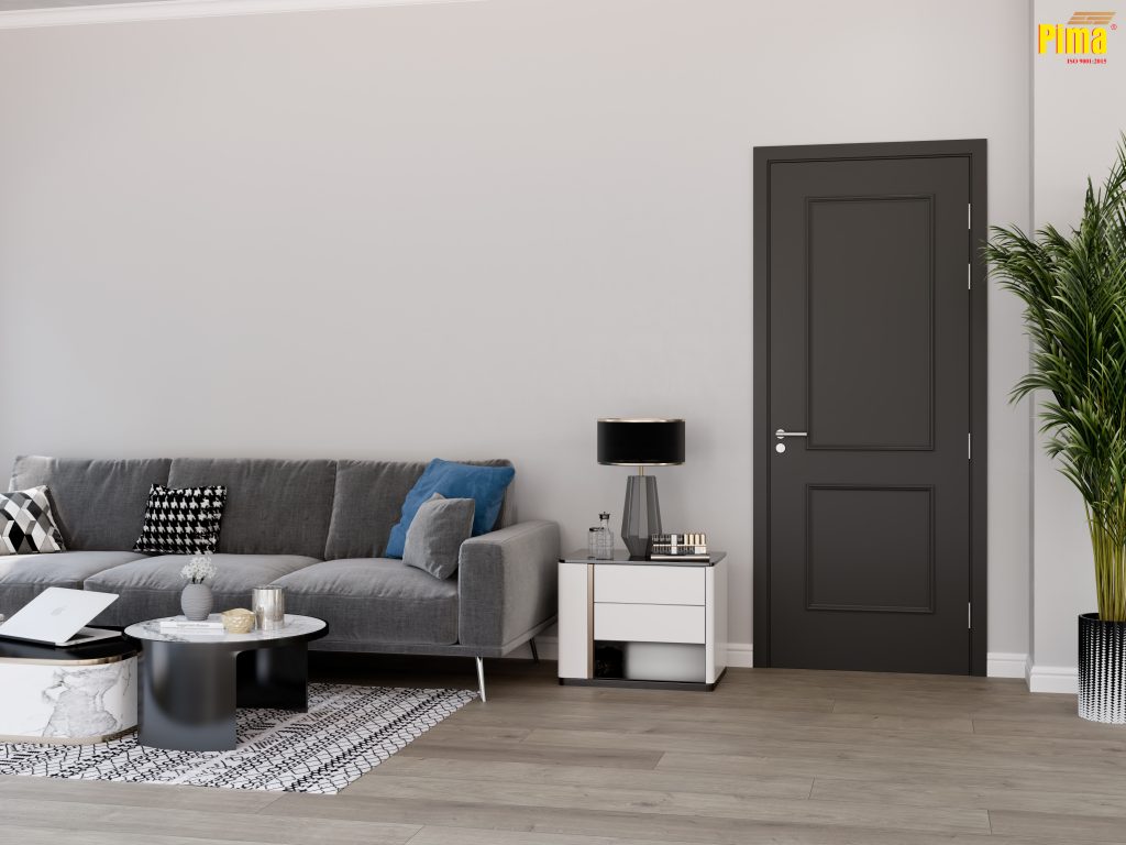 Cửa Composite phào chỉ nổi